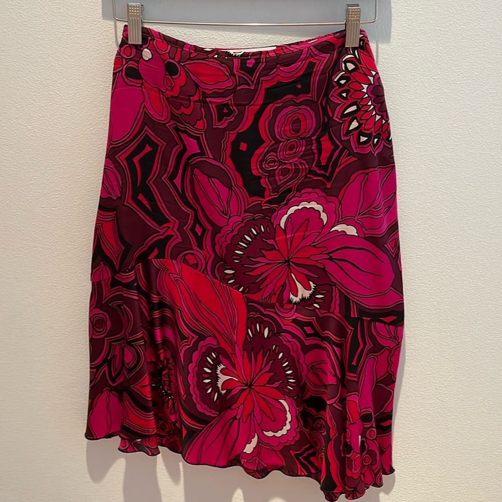 Trina Turk silk skirt Size 10